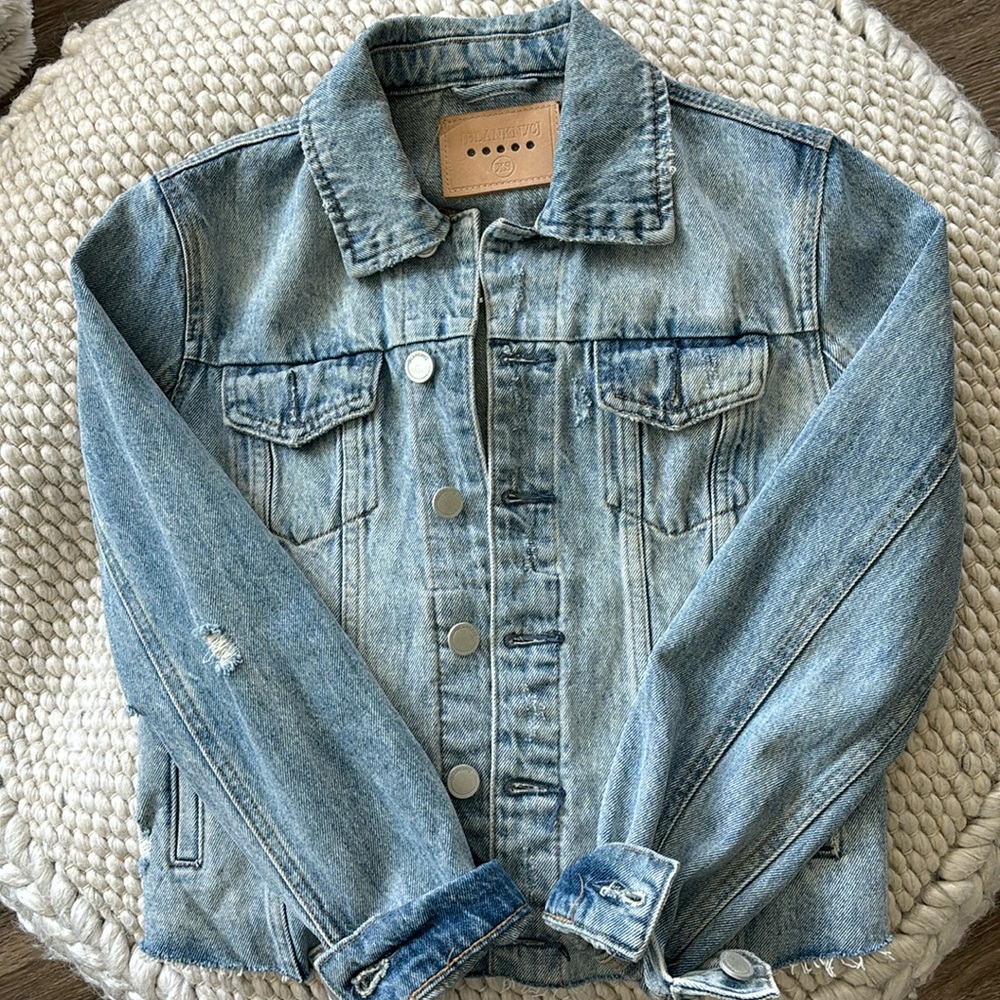Blank NYC fitted denim jacket